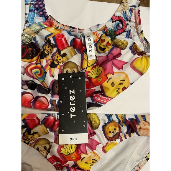 Terez Girls, Emoji Swim Separates, NWT, Size: 16 - Picture 3 of 3